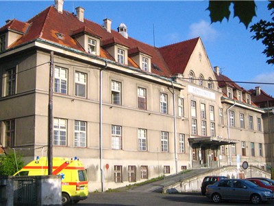 Nemocnice v Rumburku.