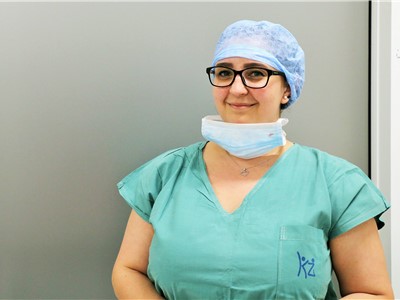 Edita Vacková pracuje jako sálová sestra na Ortopedické klinice v ústecké Masarykově nemocnice. 