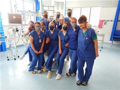 Kolektiv Kliniky anesteziologie, perioperační a intenzivní medicíny v ústecké Masarykově nemocnici.