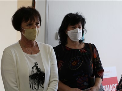 MUDr. Irena Voříšková vlevo a Mgr. Dana Vaculíková. Foto: Krajská zdravotní, a.s.
