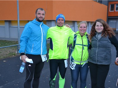 Účastníci „Charitativního běhu proti mozkové mrtvici“. Foto: KZ, a. s./Petr Sochůrek