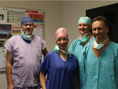 V Krajské zdravotní se školili robotičtí operatéři z plzeňské fakultní nemocnice. Foto: KZ, a. s./Petr Sochůrek