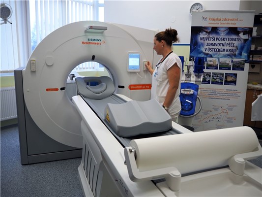 Nový přístroj CT v rumburské nemocnici