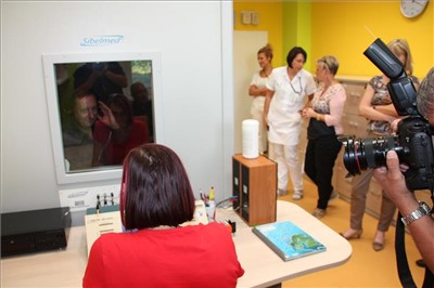 Krajská zdravotní odprezentovala modernizované prostory ORL ambulancí v ústecké Masarykově nemocnici (. Foto: Krajská zdravotní, a. s. )