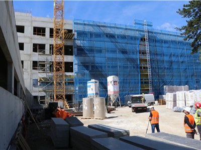 Výstavba v Masarykově nemocnici v Ústí nad Labem
